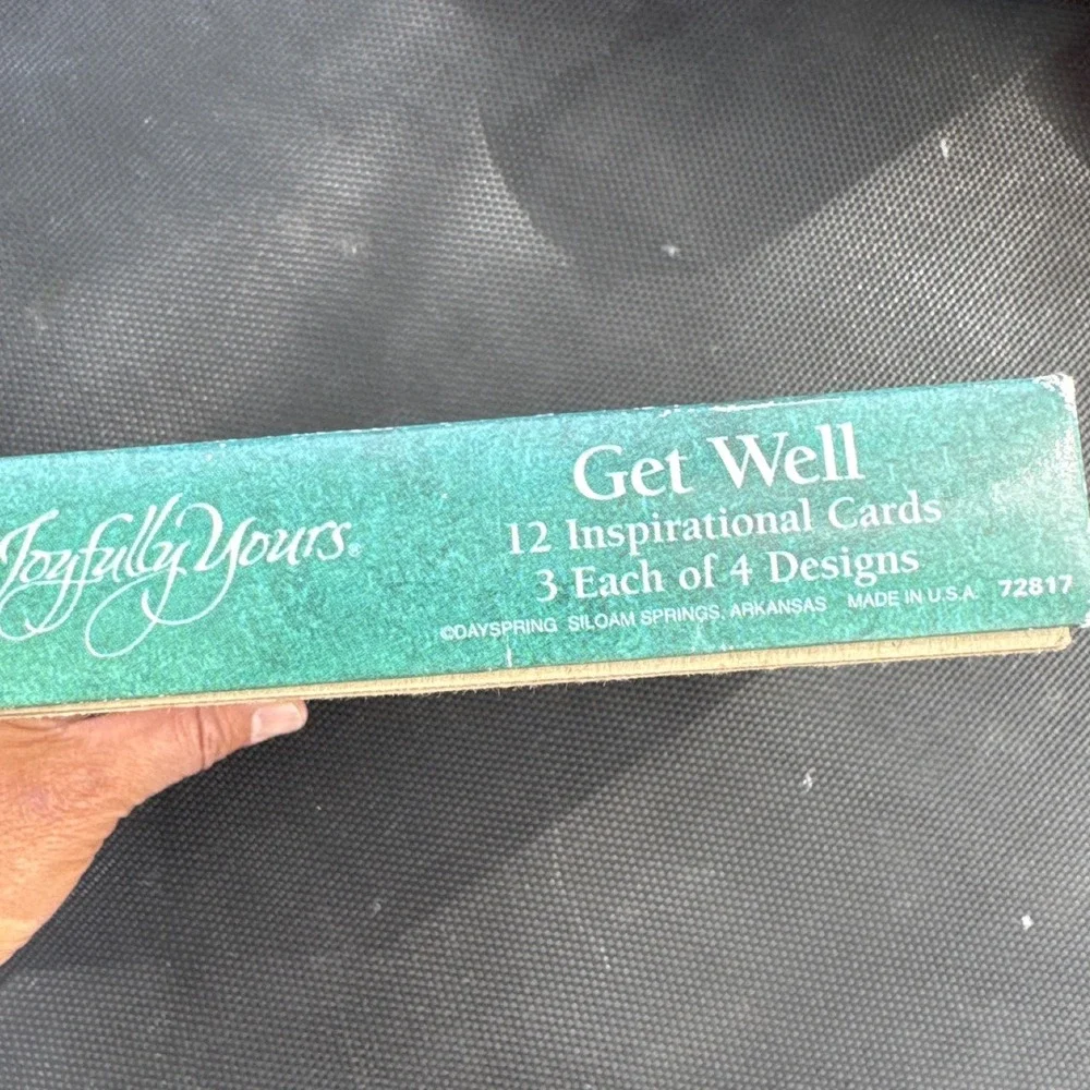 Joyfully Yours DaySpring‎ Get Well 12 Inspirational Cards 4 Designs 72817 USA